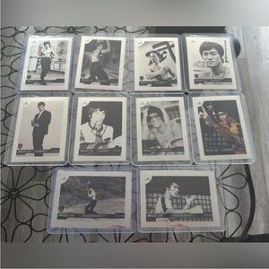 💜3/$20💜 10 Bruce Lee Dragon 2024 Silver Chrome Refractor Movie Cards WORTH $100